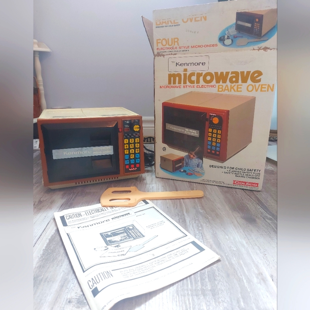 Vintage Coleco 1978 Kenmore Microwave style electric bake oven